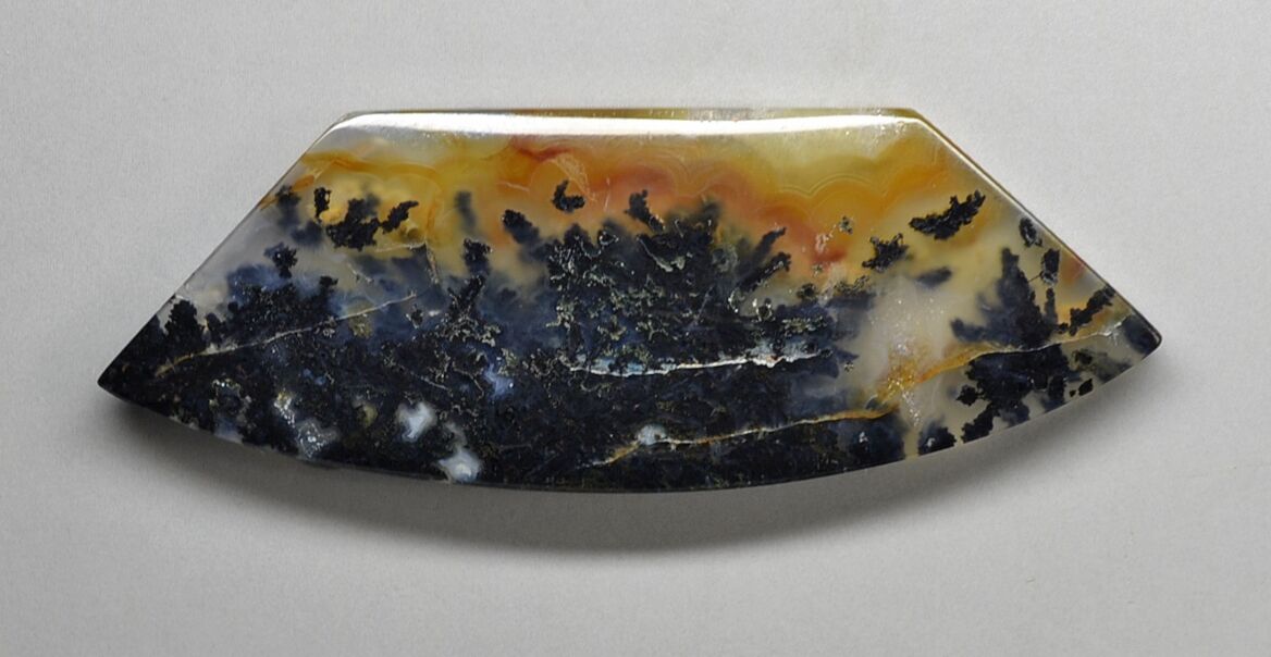 Trent Agate with Stibnite 37.41 ct