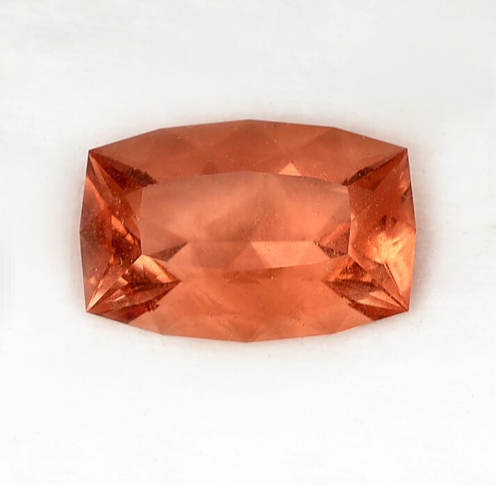 Fluorite Peach Color 39.92 ct  Cut by Italian Luigi Mariana